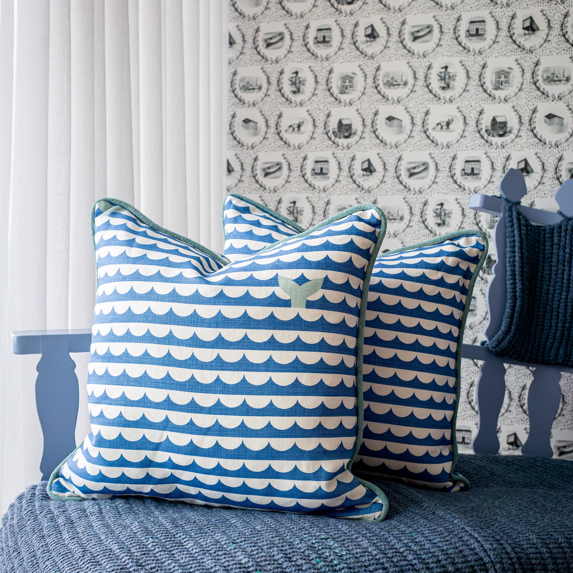 We Sailed Away Cushion