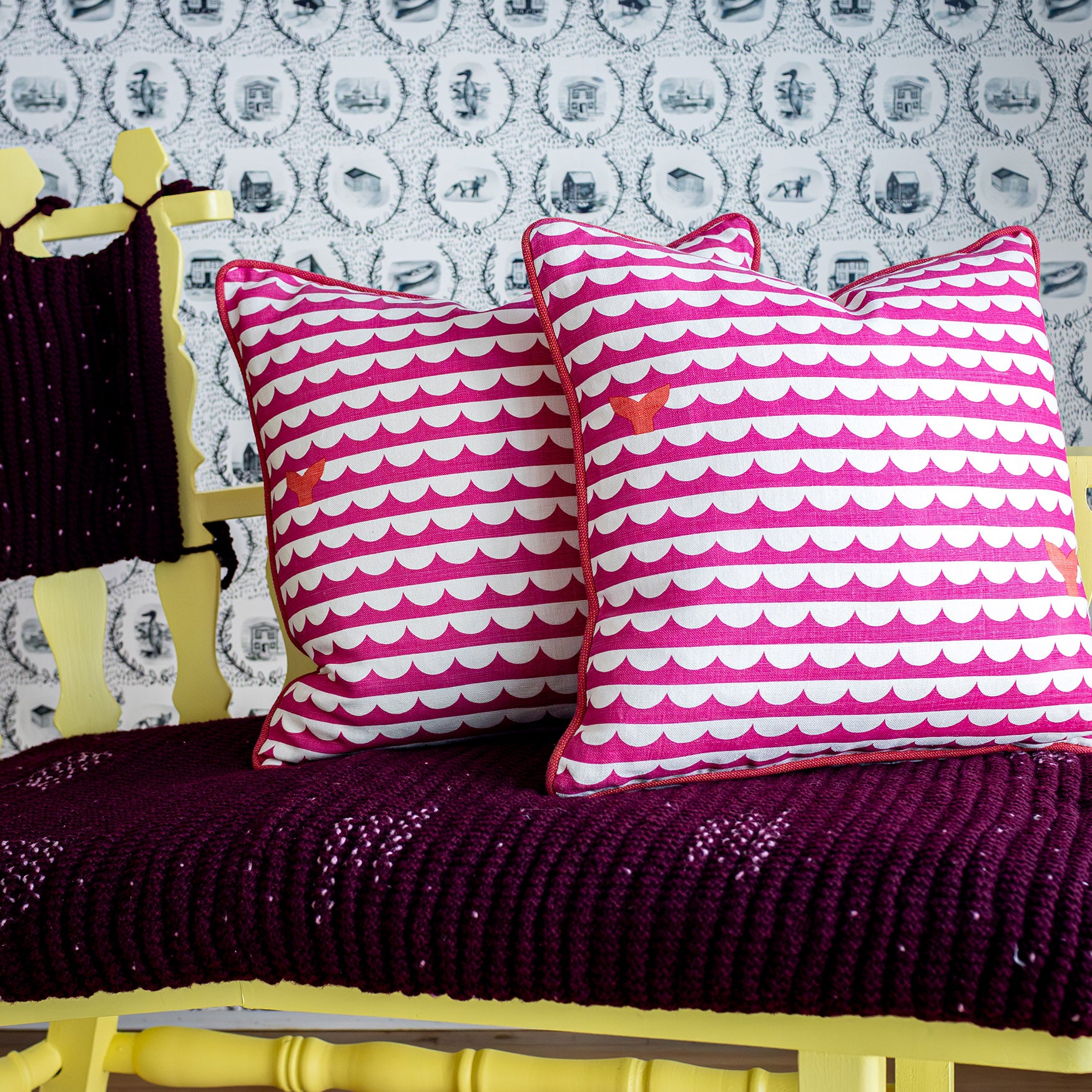 We Sailed Away Cushion